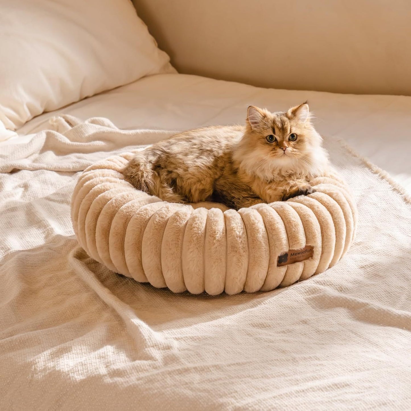 Washable Round Pet Bed F