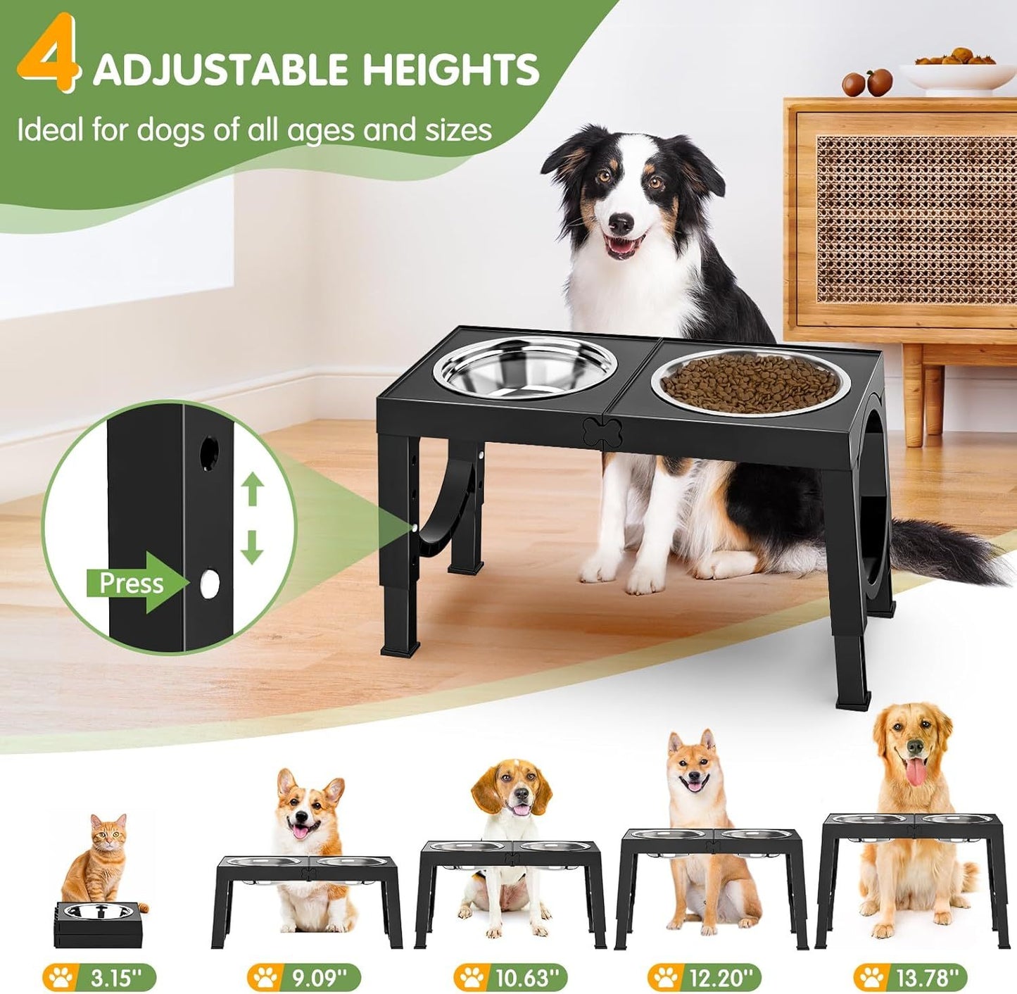 Fashion Pet Dog Bowl Holder