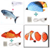 Electric Funny Cat Simulation Fish Beating Usb Jumping Cat Toy