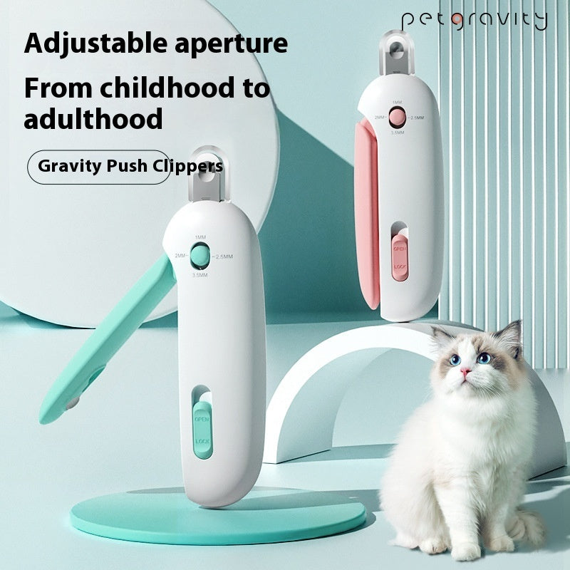 Cat Nail Gravity Push Scissors