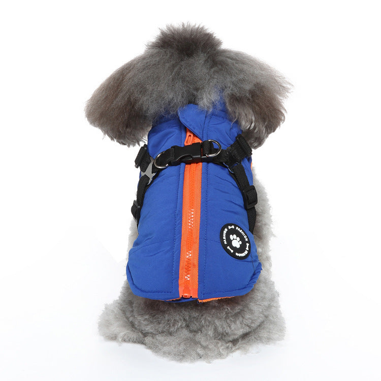 Chest Strap  Cotton-padded Coat