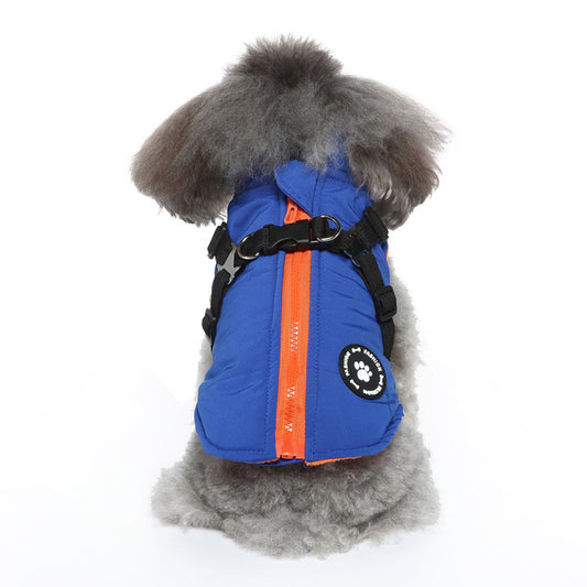 Chest Strap  Cotton-padded Coat
