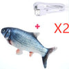 Electric Funny Cat Simulation Fish Beating Usb Jumping Cat Toy