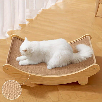 U-shaped Cat Scratching And Lying Bed