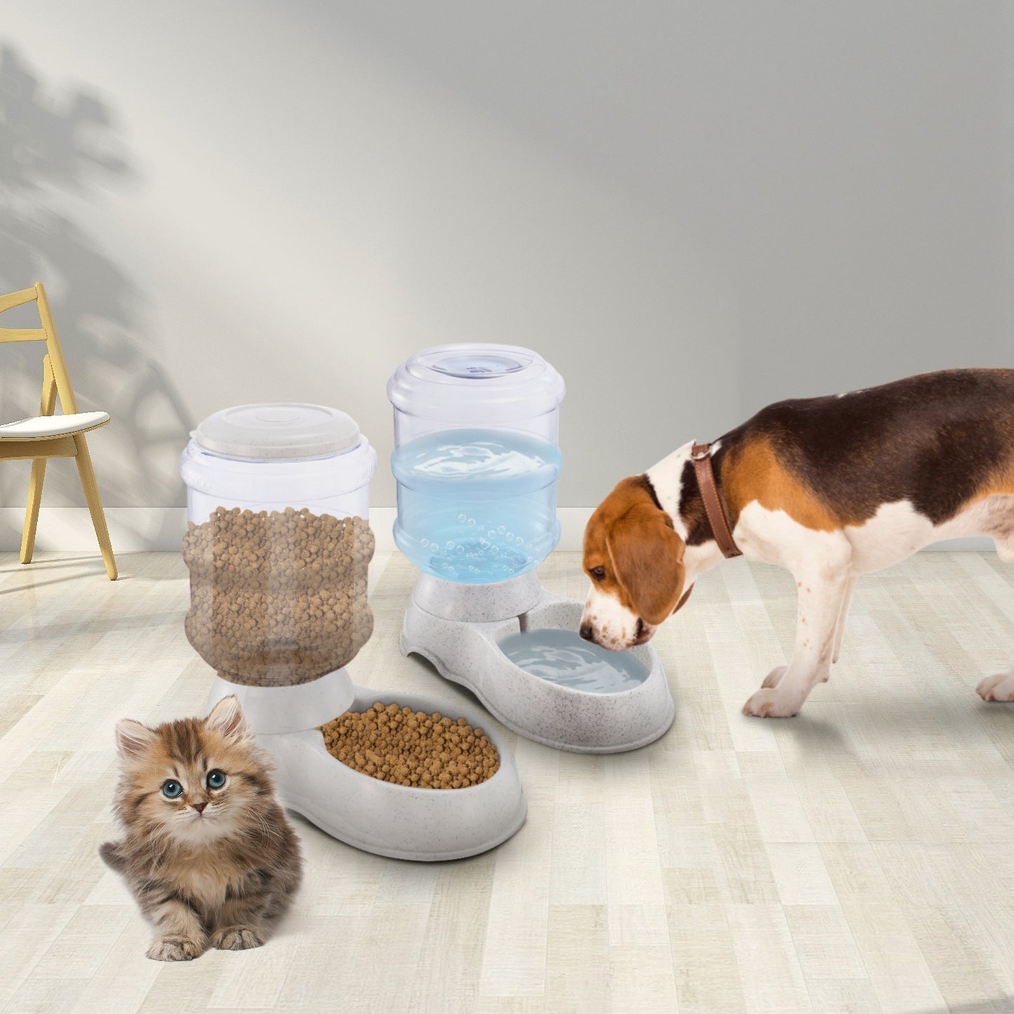 Self-Dispensing Gravity Pets Water Feeder
