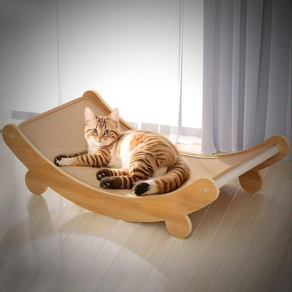 U-shaped Cat Scratching And Lying Bed