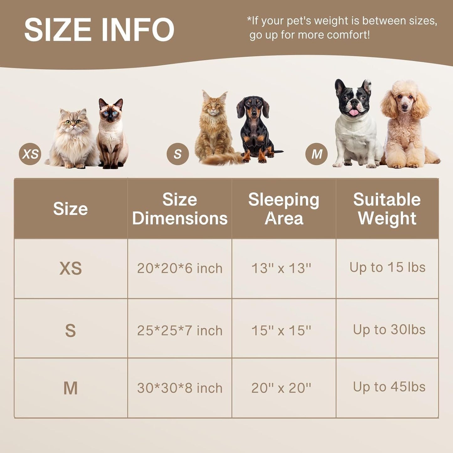 Washable Round Pet Bed F