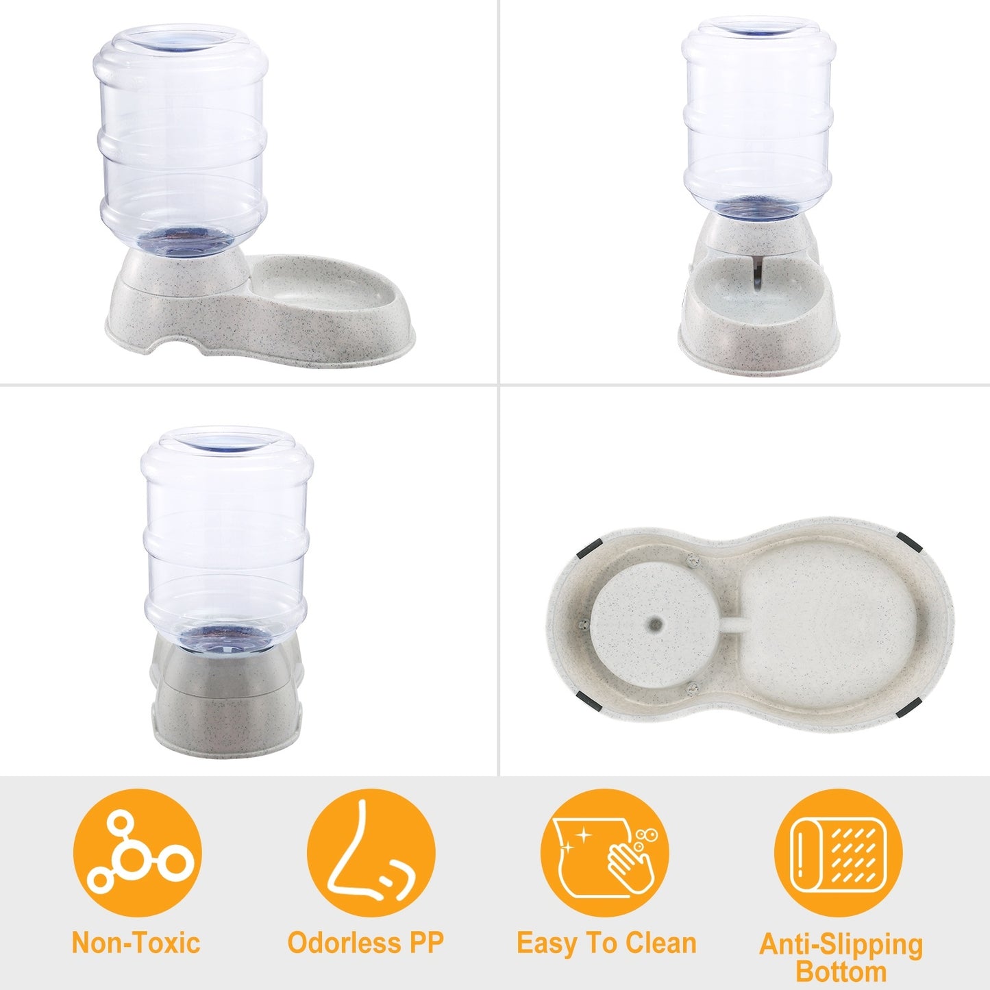 Self-Dispensing Gravity Pets Water Feeder