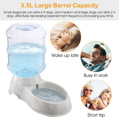 Self-Dispensing Gravity Pets Water Feeder
