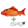 Electric Funny Cat Simulation Fish Beating Usb Jumping Cat Toy