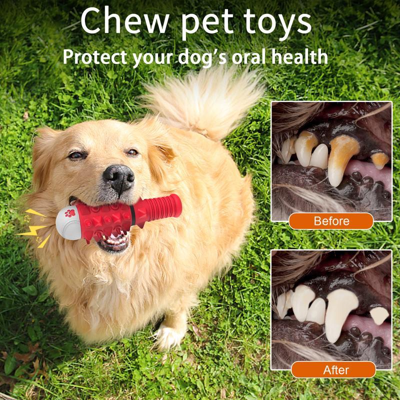 Dog Rubber Chewing Interactive  Toy