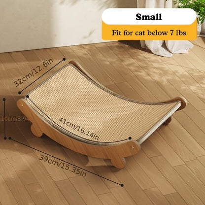 U-shaped Cat Scratching And Lying Bed