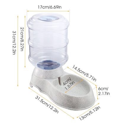 Self-Dispensing Gravity Pets Water Feeder