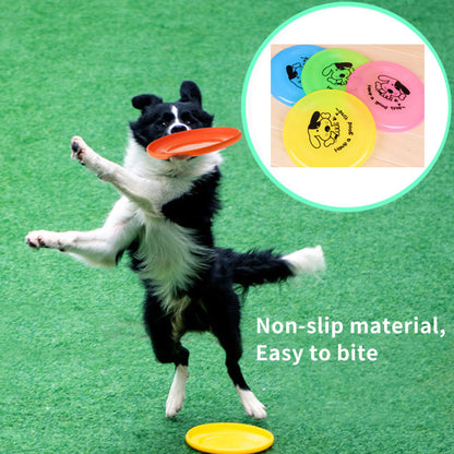 Silicone Flying Saucer  Dog Cat Toy